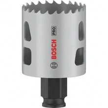 Bosch 1x Sierra de corona PRO Multi Material Power Change Plus (para Madera blanda, Cartón-yeso, Ø 46 mm, Professional Accesorios Taladro) - Gris - Ver 4