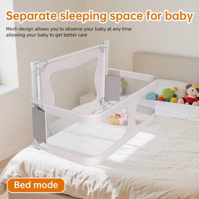 Baby Bed Rail Guard For Toddlers - Toddler Bed Side Rails For Twin, Full, Queen Bunk Size Bed Swing Down Bedrail Extral Tall Child Safety Side Railing Guards For Kids