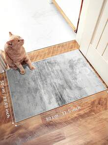 Tapete cinza, moderno, minimalista, lavável, de veludo, 900g/m², para sala de estar, quarto, cozinha, área externa, escritório, entrada