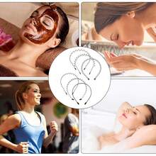 Paquete de 6 Diademas Deportivas Antideslizantes deástico para Mujer y Hombre - Ideal para Correr, Yoga y Actividades ísicas - A-6 piezas - Ver 7