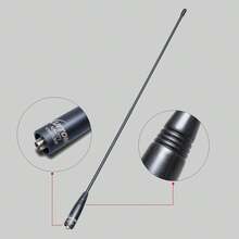 2pcs - Baofeng NA-771 Dual Band Antenna, 144/430MHz, SMA Female Connector, Compatible With BF-UV5R BF-UV82 F8HP, Battery Not Included