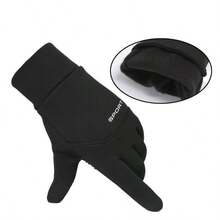 Men's Winter Outdoor Warm Gloves With Touchscreen Fingers, For Sports, Cycling, Skiing And Outdoor Activities, Washable, Winter Sports Gear | Energetic Glove Design | Glove Material