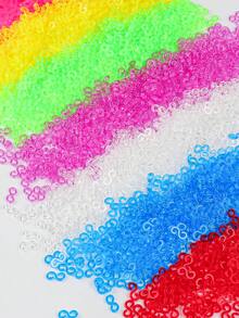 200/600pcs S-Shape Rubber Band Clips, Plastic Clip Connectors Replacement Parts For Loom Rubber Bands Bracelet DIY Making Accessory Kit - Accessories - View 14