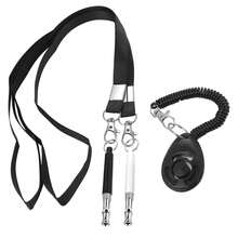 Rofusn 2 Pack Dog Whistle, Dog Whistle To Stop Barking Neighbors Dog, Adjustable Ultrasonic Silent Dog Whistle, Professional Recall Dog Training Whistles, With Lanyard - Đen và trắng - Xem 8