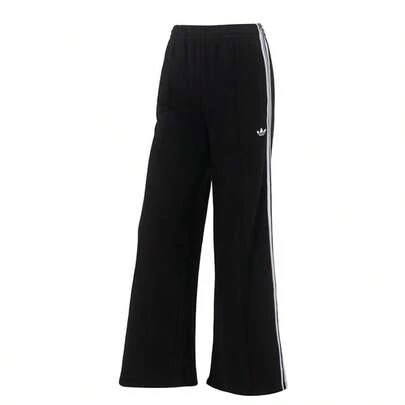 Adidas Originals Pantalones holgados de mujer con 3 rayas anchas, pantalones casuales de punto de algodón