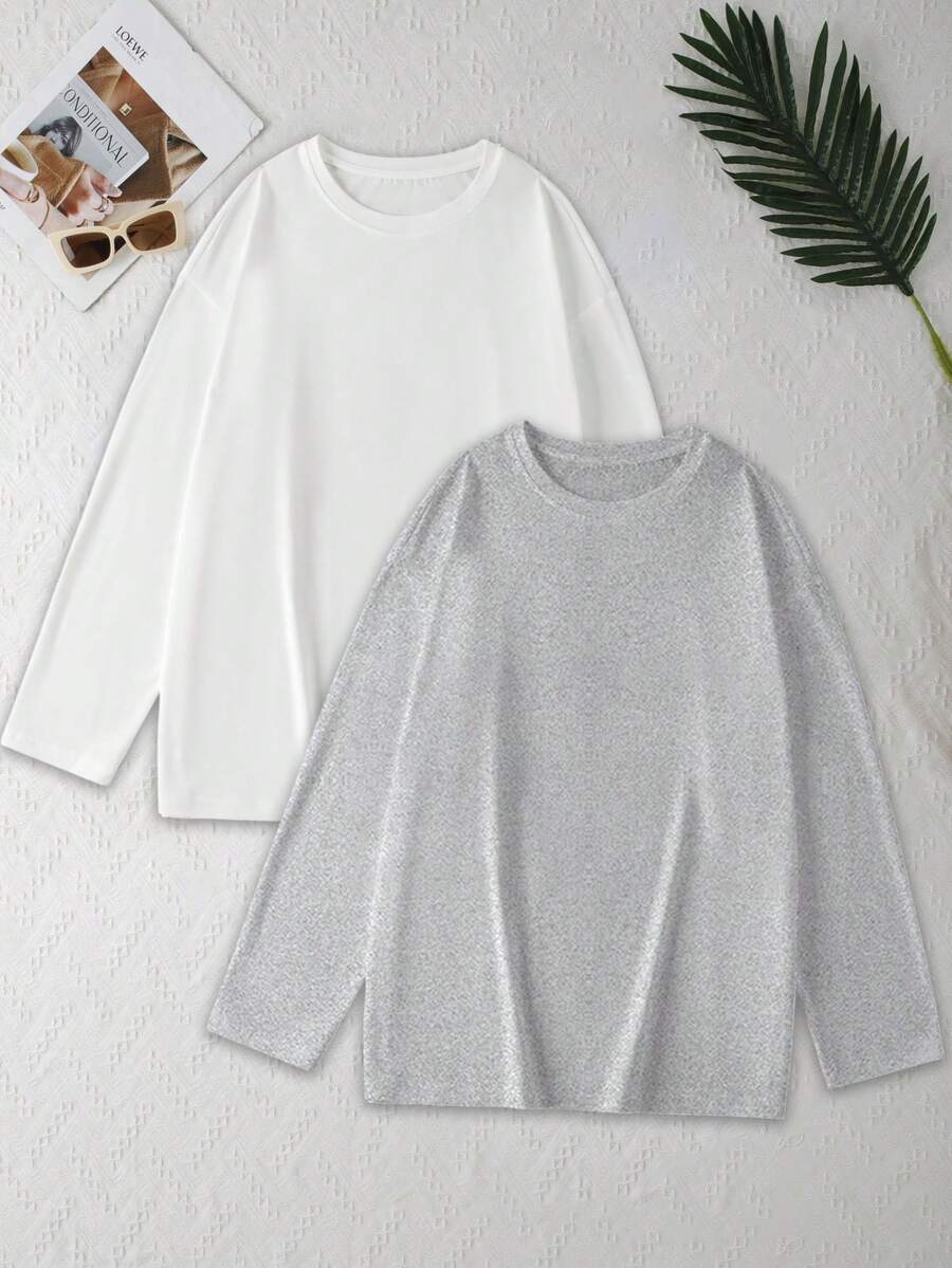 Loose-Fit Sports Long-Sleeved T-Shirts For Women, Yoga And Fitness Long Sleeves, Women's Outdoor Training Moisture-Wicking Sports Tops, Autumn And Winter Outdoor Training Equipment