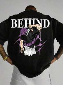 Camiseta "Toji Fushiguro" - Elegante camiseta casual de algodón de verano para - Negro - Ver 1