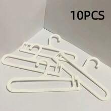 11/10 piezas Juego de mini perchas para Labubu, Estante de ropa para muñecas de 17 cm con ensamblaje modular, Mueble de casa de muñecas de plástico blanco Kawaii, Organizador de ropa mini para estante de ropa de muñecas - Para armario de BJD/muñecas, Accesorios de fotografía de juguetes, Exhibición de cosplay, Decoración de habitación Kawaii, Regalo de cumpleaños para coleccionistas