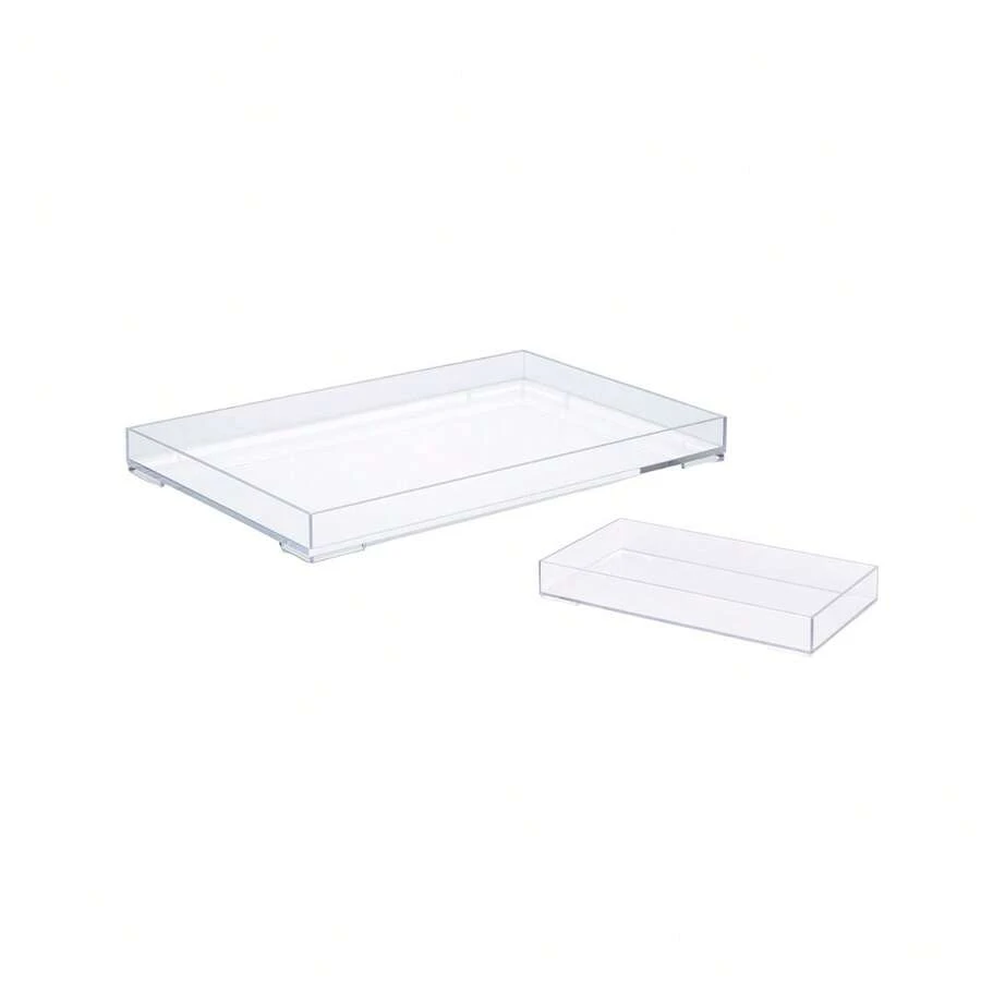 Bandeja Retangular Multiuso Servir Sushis Buffet 17 e 25cm - Branco - Visão 1