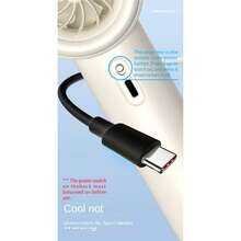 haoss New 100-Speed High-Velocity Outdoor Handheld Fan, Rechargeable Hurricane Mini Portable USB Fan With 3000mAh Large Capacity Battery, Long Runtime, Powerful Cooling For Summer