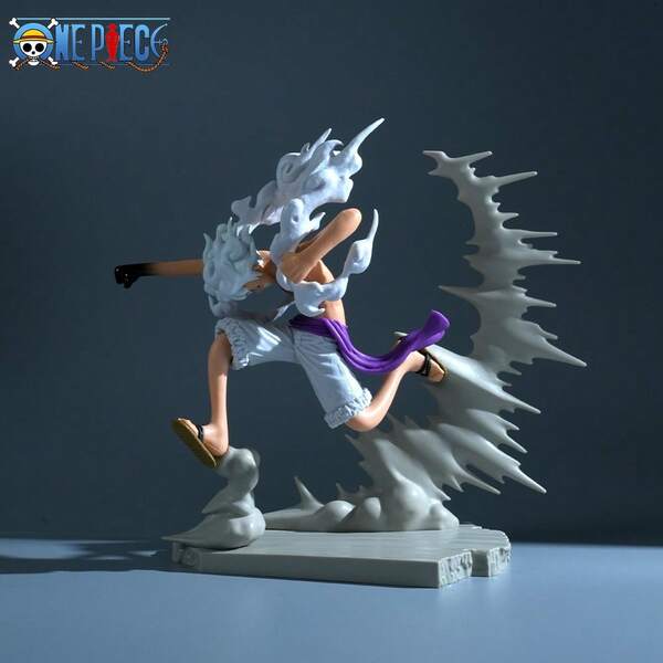 Netflix Officially Licensed 1PC One Piece PVC Anime Figure  Gear 5 Gear 4 Snake Man Trafalgar Law Collectible Statue Figurine Cute Model Decorations Desk Display Home Room Decoration Ornament Unisex Gift For Fans And Friends Birthday Holiday Present