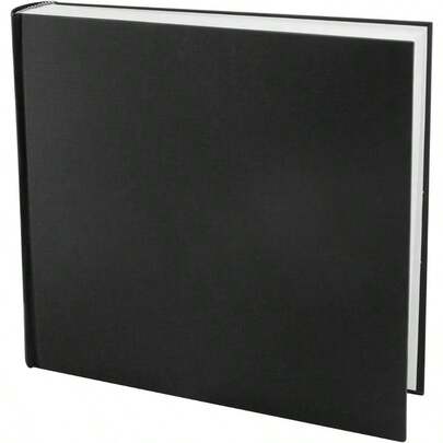 Classic Photo Album With Linen Binding Black XXL