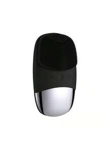 3-Color Optional 3-In-1 Electric Cleaning Brush, USB Charging Silicone Massage, Blackhead And Keratin Removal Home Beauty Device - 黑色 - 查看 7