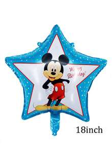 8pcs/Set New Cartoon Theme Family Party Birthday Party Aluminum Foil Balloon Set - Multicolor - View 5