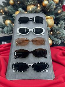 2-Piece Bohemian Leopard Print Glasses Set - Set 5pc Color Surtido - View 4