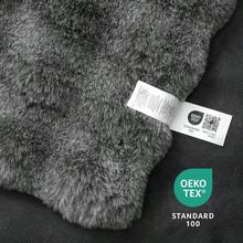Faux Fur Throw Blanket For Couch Ultra Soft Fuzzy Plush Bubble Throw For Sofa Living Room Home Decor 50x60 Cationic Wolf Gray - HeatherGrey - Xem 6