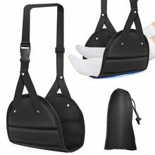 Ultrasoft Foldable Travel Foot Hammock, Office Foot Hammock For Airplane, High-Speed Train - Multicolor - View 7