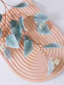 2 件/4 件/6 件人造闪光植物与浆果，可爱的圣诞树装饰饰品剪枝，适用于客厅和卧室、婚礼、派对、家居装饰、书桌装饰。万圣节装饰、感恩节圣诞用品、家居装饰、餐桌装饰、室内外圣诞装饰 - 淺藍色 - 查看 7