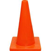 VENTDEPOT Cono de para Construcción, MXSFC-001, 1Pza, 22x14cm, De , Naranja, Plástico Rígido. - Naranja - Ver 1