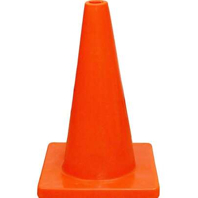 VENTDEPOT Cono de para Construcción, MXSFC-001, 1Pza, 22x14cm, De , Naranja, Plástico Rígido.