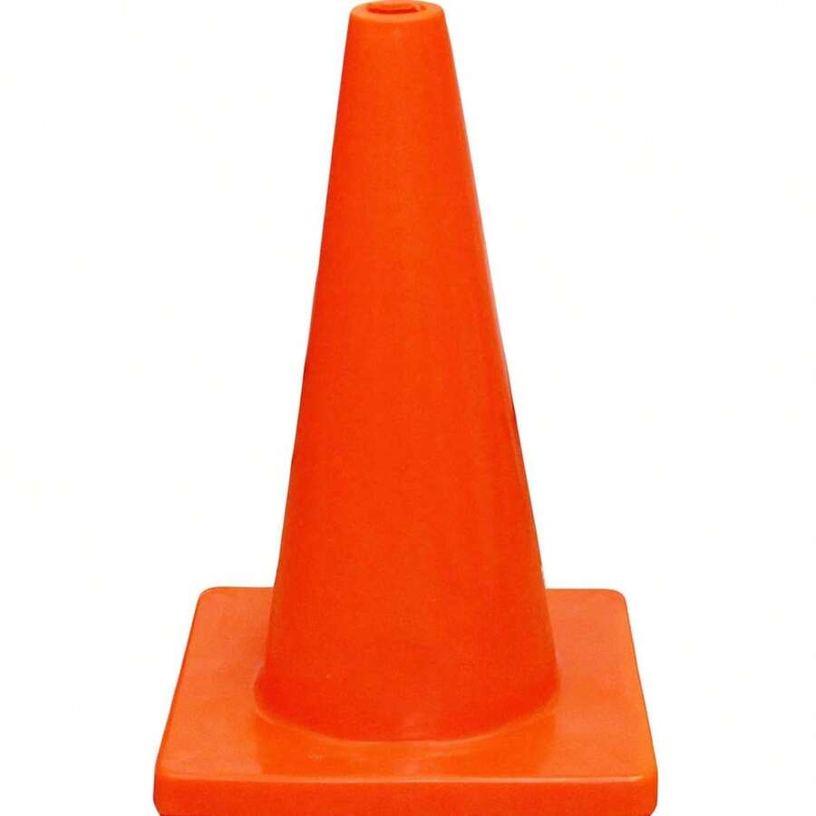 VENTDEPOT Cono de para Construcción, MXSFC-001, 1Pza, 22x14cm, De , Naranja, Plástico Rígido. - Naranja - Ver 1