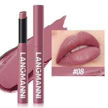12 Colors Matte Twist-Up Lipstick, Velvety Texture Long-Lasting Pigmented, Suitable For Halloween, Christmas, Party And Gathering - 彩色 - 查看 15