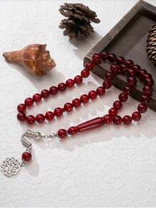 8 件全新亚克力 45 珠 10 毫米 日常祈祷串珠念珠 Tasbih - 彩色 - 查看 6