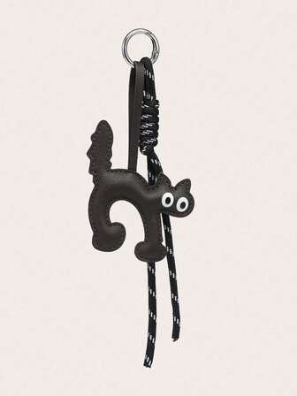 1pc Big-Eyed Arched Back Cat Lanyard Backpack Pendant Fluffy Cute Small Cat Animal Accessory Bag Charm Gifts For Women Gifts For Men Phone Accessories Personalised Gifts Funny Gifts Dad Gifts