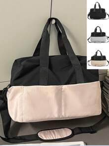 1pc Large Capacity Multi-Pocket Wet & Dry Separation Sports Gym Bag, Suitable For Men & Women, Suitable For Travel - Multicolor - View 7