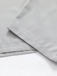 Men's Draping Waist Drawstring Oblique Pocket Solid Color Casual Pants - Grey - View 9