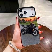 Sports Y-Yamahas Motorcycle Phone Case Cover Compatible With  16,15,14,17,13,12,11,Mini,Pro,SE,XS,MAX,Air,Black Matte Silicone Cover,Cover Compatible With  17 Pro Case,  17 Pro Max Case,  17 Case,  16 Pro Case - Z3 - Visualizzare 6