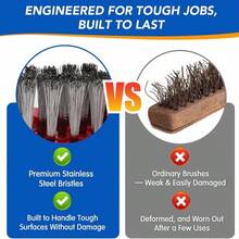 Scrub Brush Head Compatible With O Cedar EasyWring 1-Tank System – Hard Bristle Mop Scrubber Attachment For Tile, Bathroom, Kitchen, Deck &Amp; Floor Cleaning, 1 Pack - ColorB - 查看 4