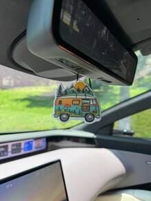 100% Essential Oil Car Air Freshener, 5-Star Hotel Lobby Fragrance, Camping Adventure Scented Relaxation Diffuser Pad, Unisex Car Rear View Mirror Hanging Decoration, Party Gift, 90-Day Long Lasting Odor Eliminator, Natural Material, Alcohol-Free - Five-star Hotel Lobby Fragrance 100% Essential Oil Lasts 90 Days - View 8
