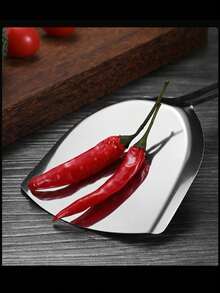 Zestaw 2/5 szt. ze stali nierdzewnej z uchwytem odpornym na ciepło: szpatułka, chochla, sitko - Wielokolorowe - Zobacz 7