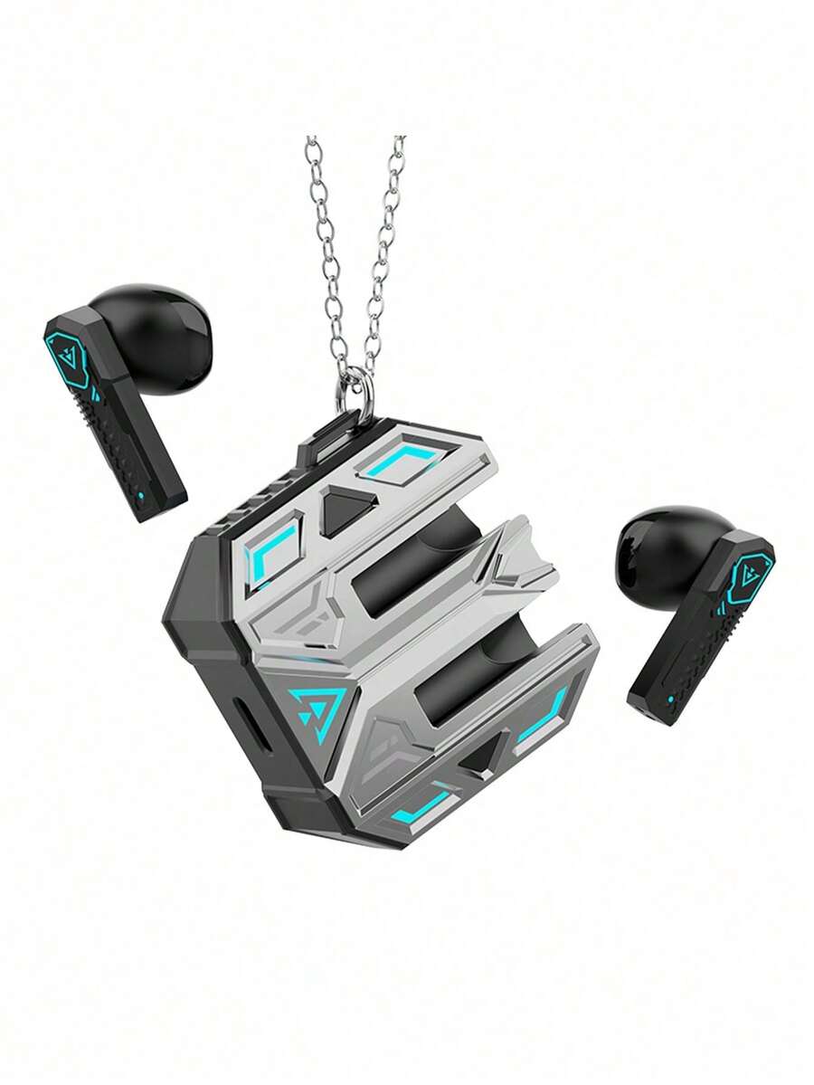 Mech Wind Wireless Semi-In-Ear Bluetooth Gaming Headphones, Excellent Sound Quality, Low Latency, Equipped With ENC Smart Noise Cancellation And Ultra-Long Battery Life, Suitable For Music Listening, Entertainment And Leisure - Multicolor - View 1