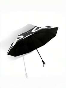 Guarda-chuva de Proteção Solar da Moda, Necessidades de Viagem, Design de Panda Fofo, Proteção UV, Proteção Solar, Leve e Portátil, Guarda-chuva Dobrável Resistente para Homens e Mulheres