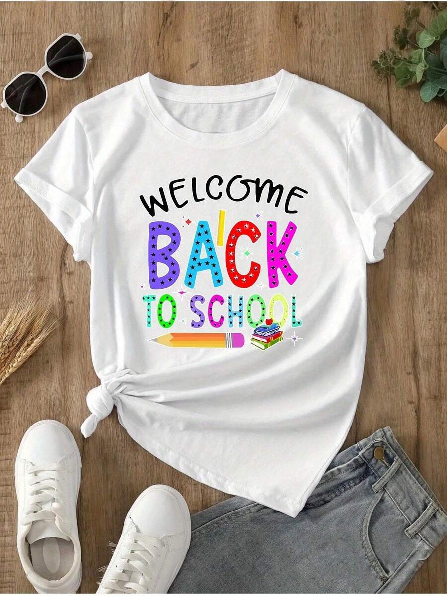Young Girls T-Shirts - White - View 1