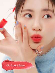 Rom&nd Romand BLUR FUDGE TINT 09 CORAL JUBILEE, Romand Lipstick, Lip Tint, Matte Lip Gloss, Lightweight Creamy Texture, Easy To Apply, Long-Lasting Color, High Pigmentation, Non-Drying, Velvety Smooth, Matte Finish, Blendable, Korean Makeup, Korean Cosmetics, Gift Set, 5.0g/0.18oz - 09 CORAL JUBILEE - 查看 11