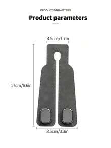 Car Hook, Car Seat Back Double Hook, Multifunctional Car Rear Seat Mobile Phone Holder - Multicolor - View 6