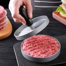 1 Piece Manual Non-Stick Hamburger Meat Press For Home Kitchen Breakfast Pancake Maker With Hamburger Meat Paste Mold Kitchen Tools Kitchen Supplies Kitchen Accessories Kitchen Items Food Cooking Camping Meat Poultry Room Decor Organizer Party. - Multicolor - View 2