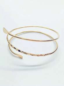 1 Pc Women Arm Cuffs Metal Wire Arm Band Upper Arm Bangle Body Jewelry