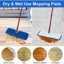 Mop Heads Replacements O - Cedar Hardwood Floor 'N More Microfiber Flip Mop, 2 Pack Dust Mop Heads Ocedar Flip Mop, Reusable Refill Double - Sided Mop O Cedar Mop - 最初的 - 查看 6