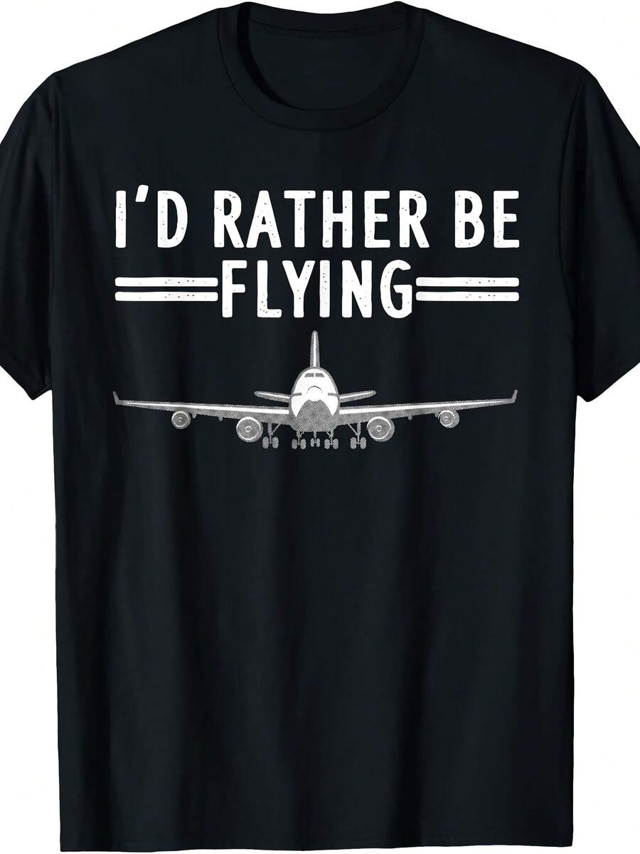 Funny Airplane Design For Wo Airplaneation Pilot T-Shirt - 款式4 - 查看 1