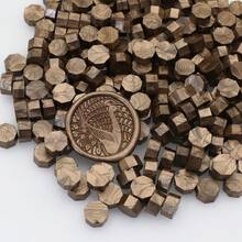 100pcs/Pack Metal Wax Seal Beads, Octagonal, For Envelope Seals, Wedding Invitations, Gift Packaging - Multicolor - View 37