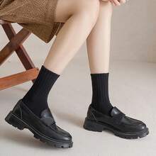 6對實心女士船型襪