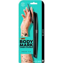 Bic BodyMark Temporary Tattoo Markers, , 0.04 Fl Oz(Black 1 Count (Pack Of 1)) - Type1 - 查看 2