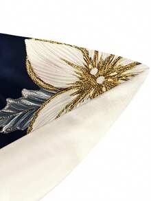 1pc Christmas Floral Table Runner, Christmas Decor Table Runner, Christmas Linen-Like Table Runner, Table Runner, Table Runner, 1pc Table Runner, 4pcs Placemats, 1pc Pillow Cover, 3 Products Available, Seasonal Home Decor Indoor & Outdoor Party Supplies, Winter Home Decor, Christmas Decoration, Christmas Room Decor, Christmas Party Decoration