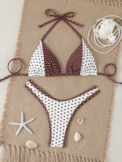 RWX VEST Biquíni Cortininha com Estampa Delicada e Modelagem Moderna 2025 XX553