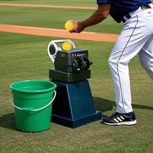 12 Paquetes de Pelotas de Béisbol Verdes con Hoyuelos, Pelotas de Béisbol de 9 Pulgadas para Máquina de Lanzamiento para Coordinación Ojo-Mano, Práctica de Golpeo y Campo - Amarillo - Ver 9