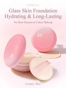 MISSHA M Charm Cushion Foundation | Moisturizing, Concealing, Creates Dewy Radiant Finish, Lightweight & Long-Lasting
